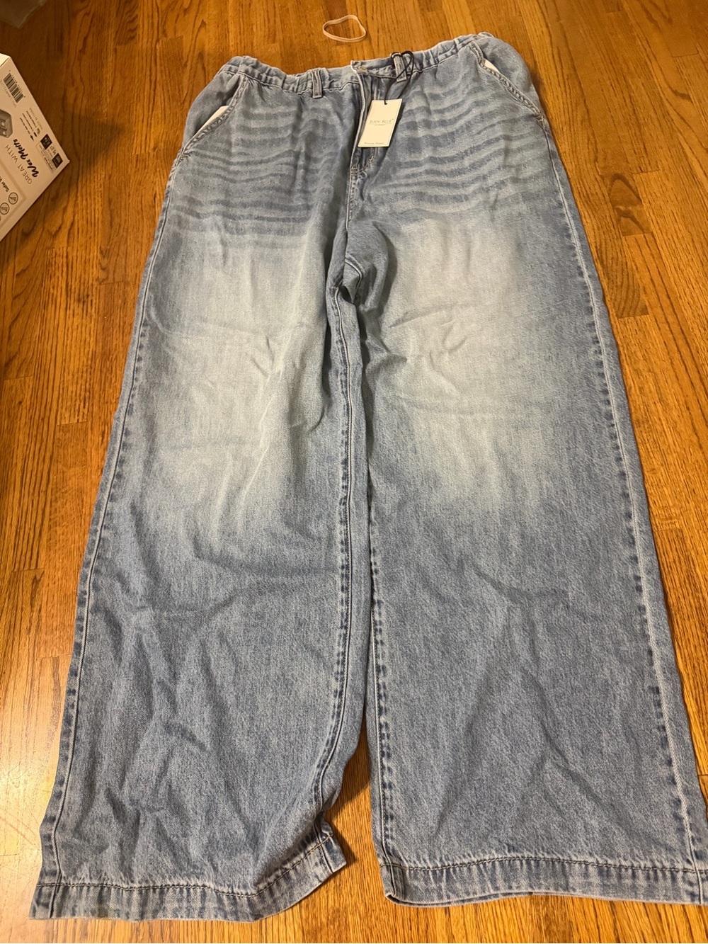 Judy Blue Light Blue High-Rise Wide Leg Jeans